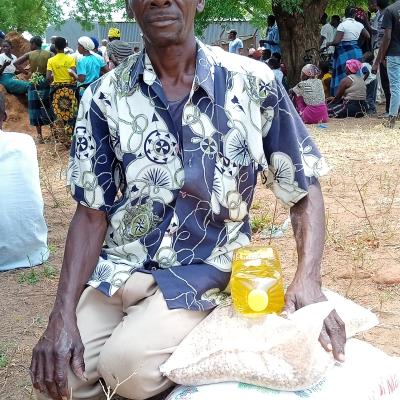 Francis Sitonkeni. One of the beneficiaries of Act Alliance Cyclone Freddy Response Project in Nsanje. 