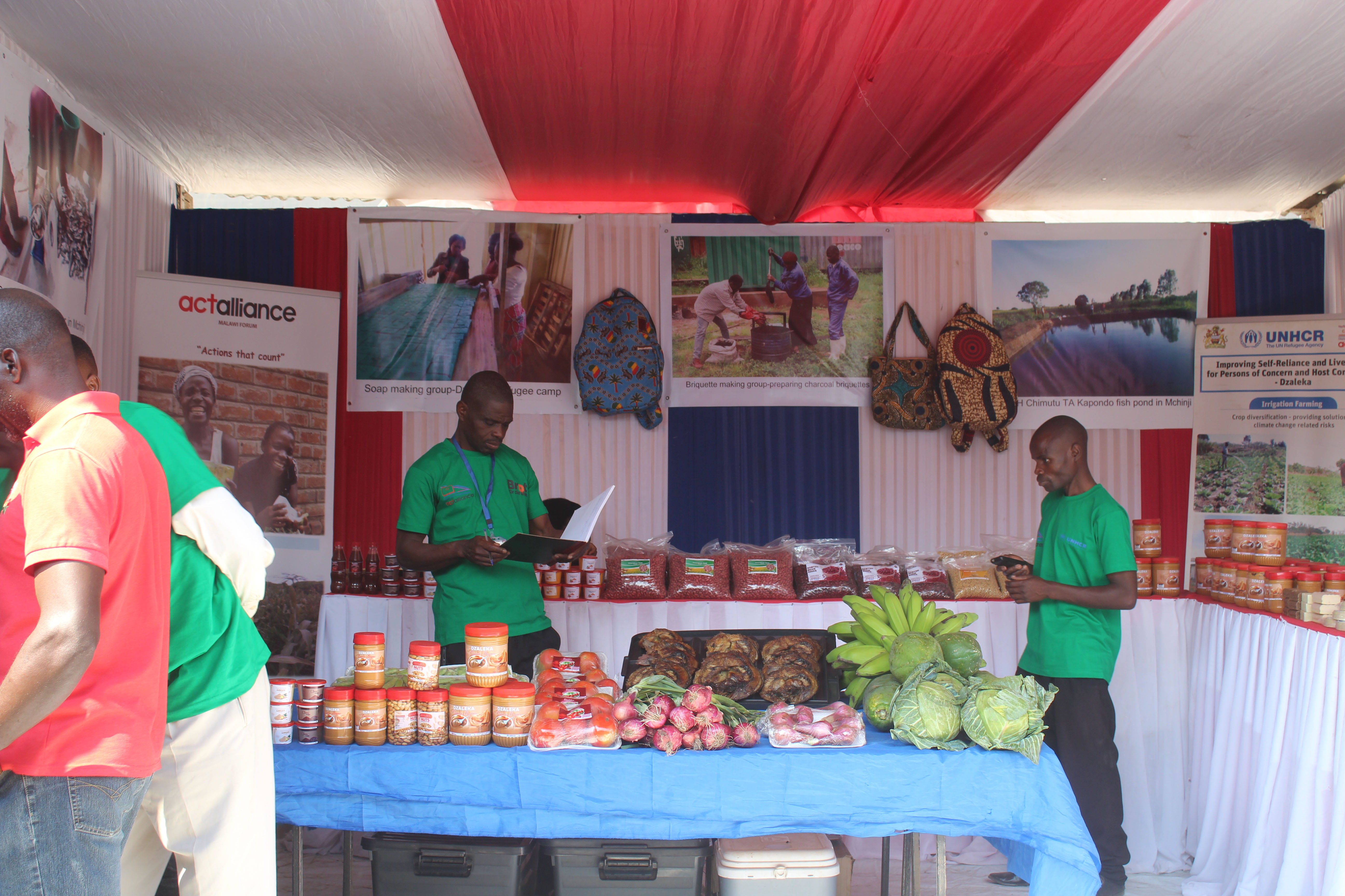 Fantastic day at Chichiri Trade Fair grounds for CARD and the 19th National Agriculture fair!